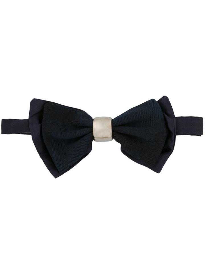 Cor Sine Labe Doli Metal Bow Tie - Blue