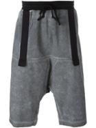 Lost & Found Rooms 'over' Shorts, Men's, Size: Small, Black, Cotton/spandex/elastane