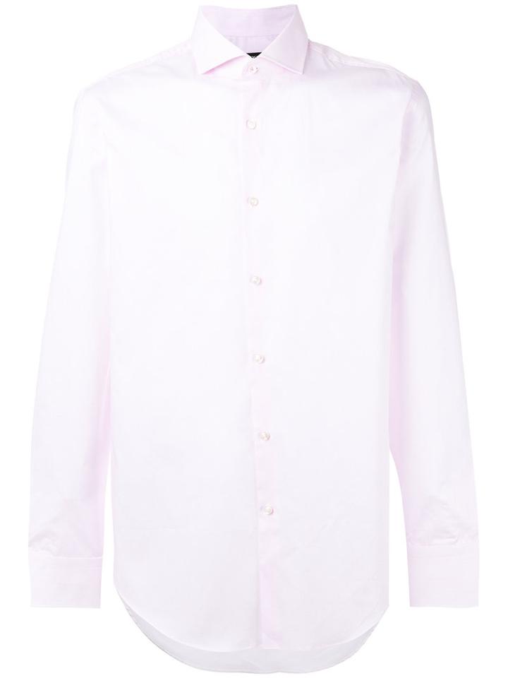 Button-up Shirt - Men - Cotton - 42, Pink/purple, Cotton, Boss Hugo Boss