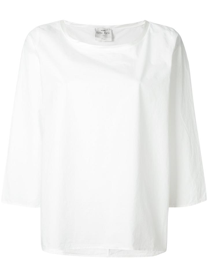 Forte Forte Three-quarter Sleeve Blouse - White