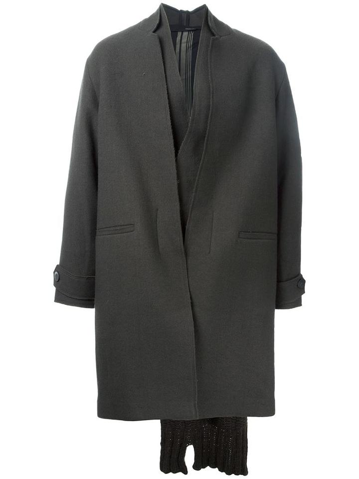 Isabel Benenato Knitted Cape Coat, Men's, Size: 50, Polyamide/virgin Wool