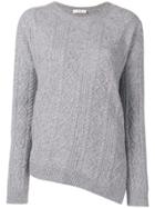Pringle Of Scotland Asymmetric Hem Sweater - Grey