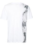 Oamc Tropical Print T-shirt, Men's, Size: Large, White, Cotton
