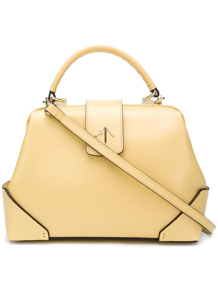 Manu Atelier Frame Shoulder Bag - Yellow