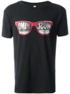 Moschino Sunglasses Print T-shirt, Men's, Size: Medium, Black, Cotton/spandex/elastane