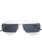 Dior Eyewear 'split 1' Sunglasses - Metallic