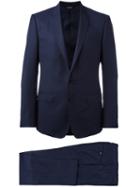 Dolce & Gabbana - Patterned Suit - Men - Silk/acetate/cupro/wool - 48, Blue, Silk/acetate/cupro/wool
