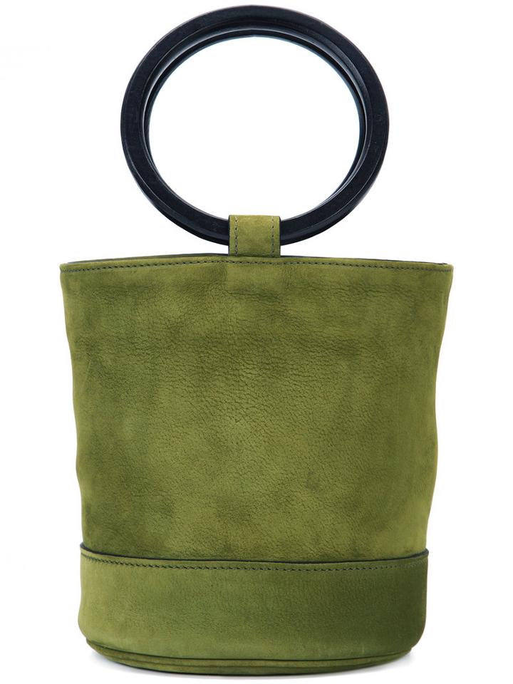 Simon Miller Bonsai Bucket Bag, Women's, Green, Suede