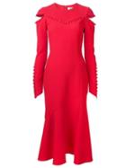 Prabal Gurung Tonal Button Detail Dress