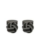 Rt By Tate Tateossian Knot Cufflinks - Black