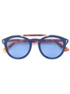 Gucci Eyewear Double Bridge Sunglasses - Brown