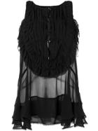 Andrea Bogosian Silk Top - Black