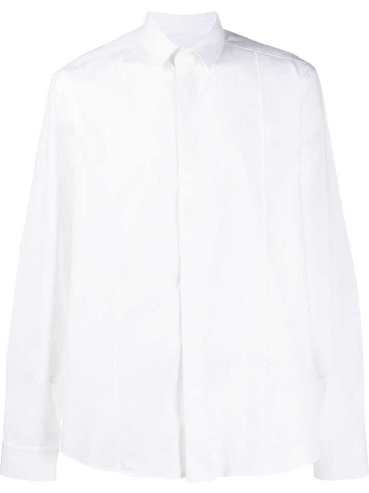 Les Hommes Slim Fit Shirt - White