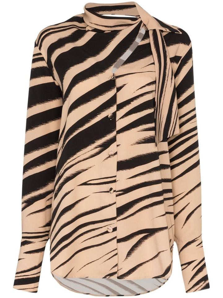 Beaufille Vernon Stripe Blouse - Brown