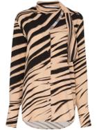 Beaufille Vernon Stripe Blouse - Brown