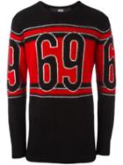 Hood By Air '6.9' Jumper, Men's, Size: Small, Black, Angora/acrylic