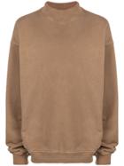 Yeezy Oversized High Neck Sweatshirt - Brown
