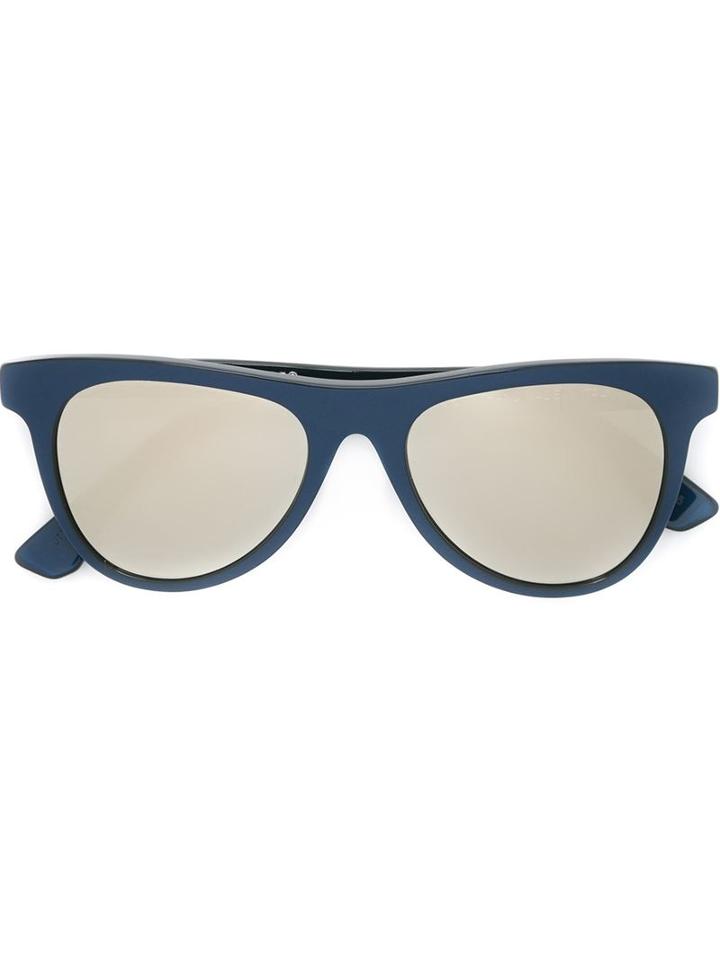 Retrosuperfuture 'man Metallic Iii' Sunglasses, Adult Unisex, Blue, Acetate
