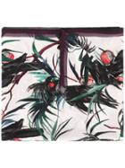 Ps By Paul Smith - Tropical Print Scarf - Men - Viscose - One Size, White, Viscose