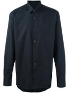 Salvatore Ferragamo Gancio Print Shirt, Men's, Size: Large, Black, Cotton