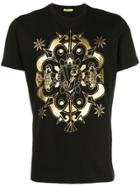 Versace Jeans Metallic Logo Printed T-shirt - Black