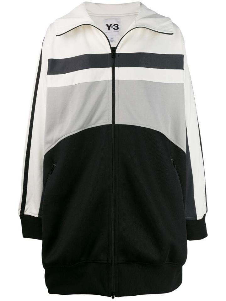 Y-3 Colour Block Oversized Jacket - Black