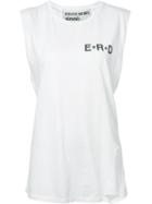 Enfants Riches Deprimes Logo Print Tank Top, Women's, Size: Xs, White, Cotton