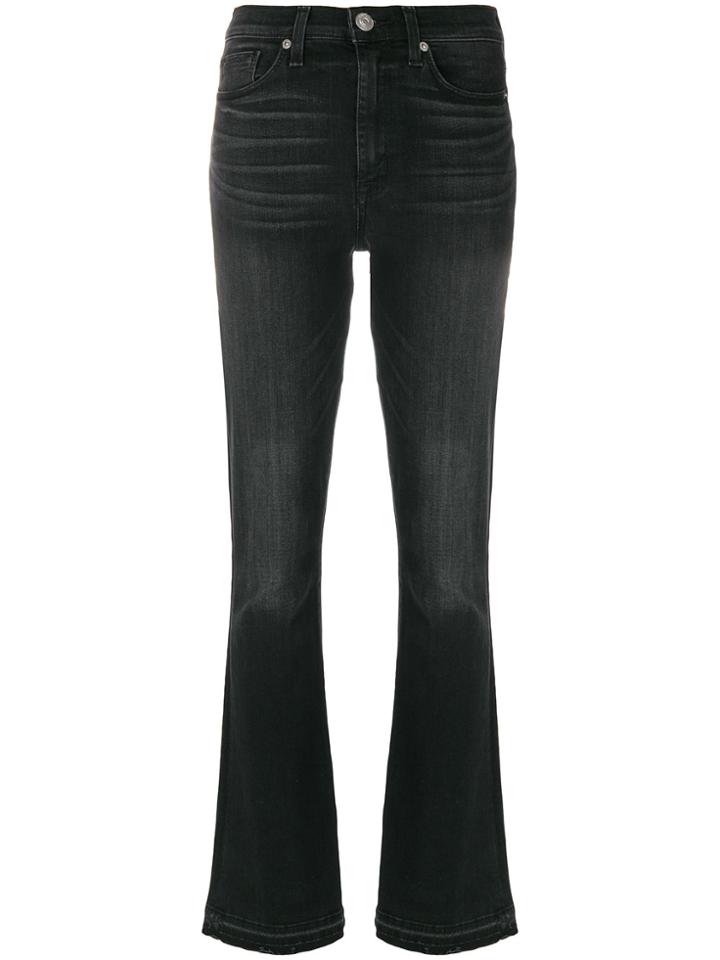 Hudson High Waisted Flared Jeans - Black