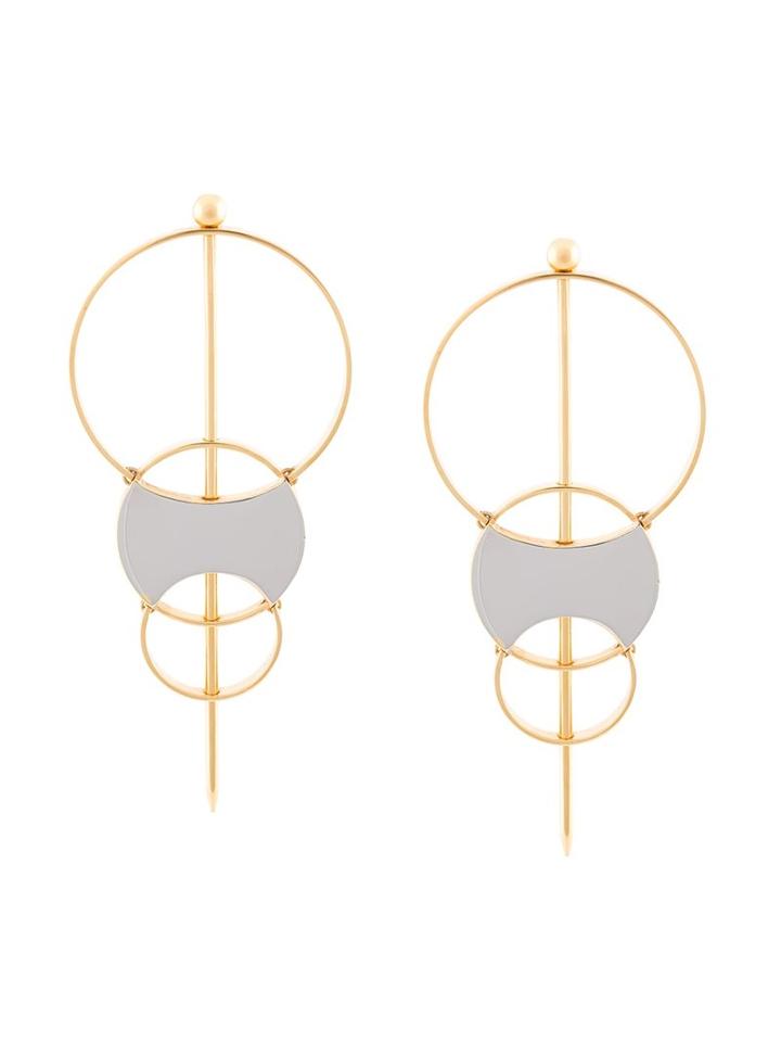 Monica Sordo 'silencio' Earrings, Women's, Metallic