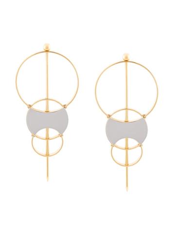 Monica Sordo 'silencio' Earrings, Women's, Metallic