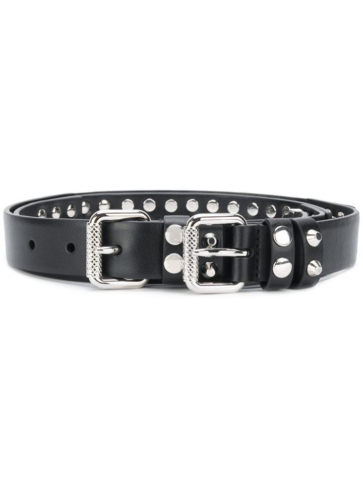 Prada Hardware Embellished Belt - Blue