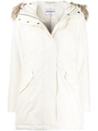 Woolrich Zipped Waterproof Raincoat - White