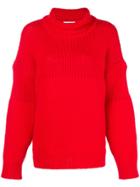 Jil Sander Chunky Knit Jumper - Red