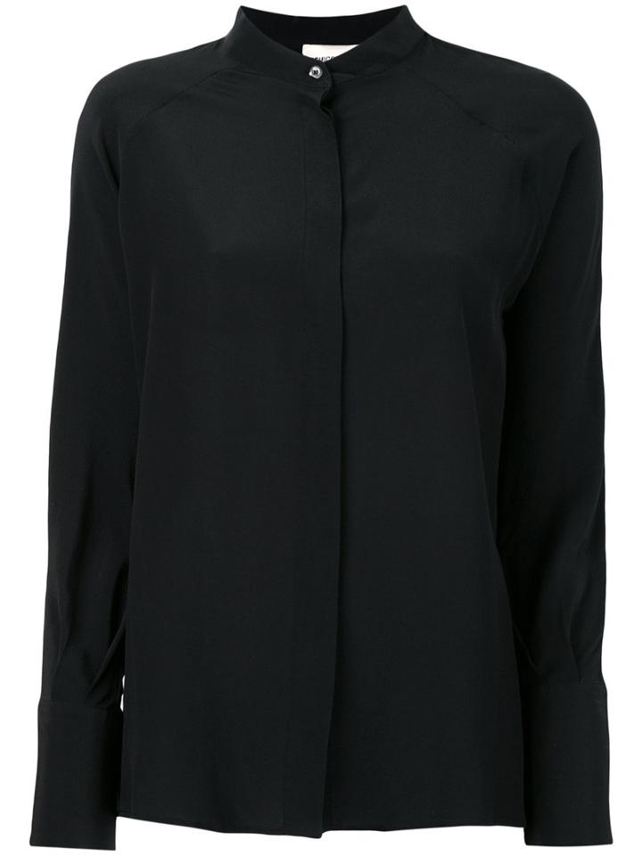 Semicouture - Classic Shirt - Women - Silk - 38, Black, Silk