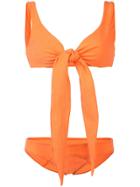 Lisa Marie Fernandez Wrap Bikini - Yellow & Orange