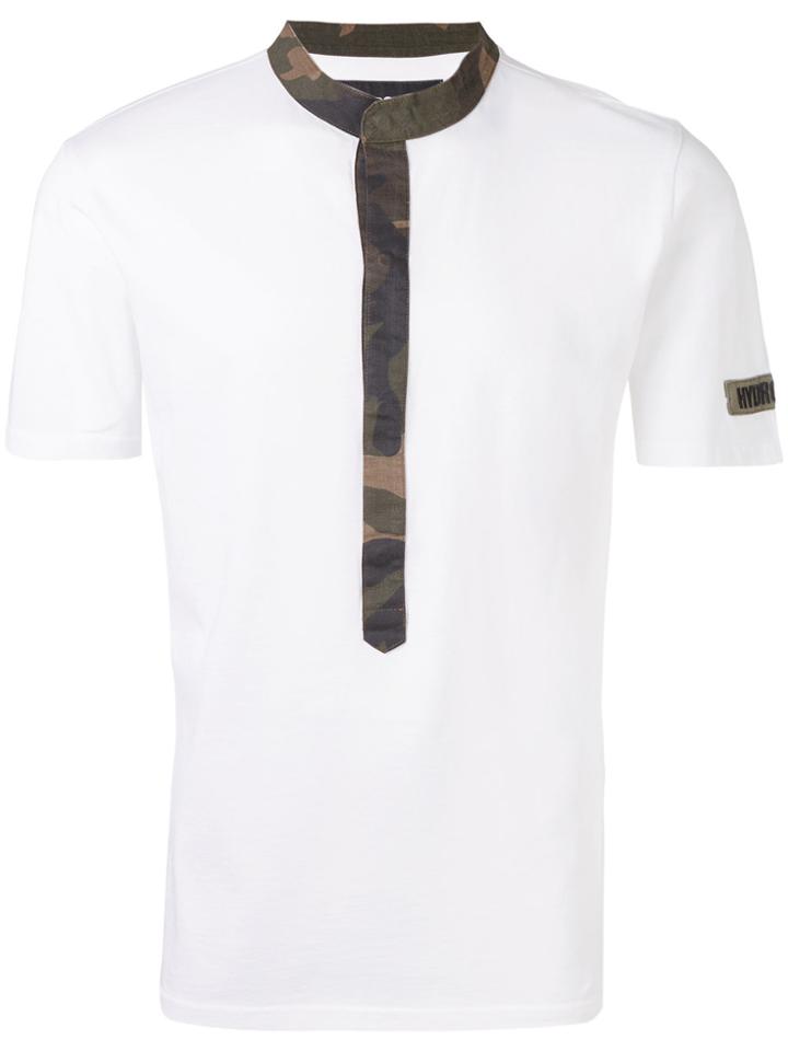 Hydrogen Contrast Trim T-shirt - White