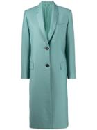 Fendi Tailored Overcoat - Blue