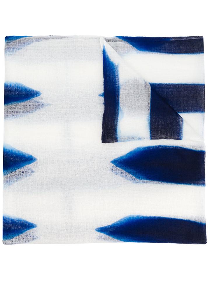 Suzusan Tie-dye Scarf - Blue