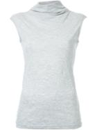 Strateas Carlucci Cap Top, Women's, Size: Large, Grey, Nylon/wool