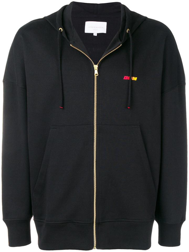 Drôle De Monsieur Sunset Zip Up Hoodie - Black