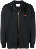 Drôle De Monsieur Sunset Zip Up Hoodie - Black