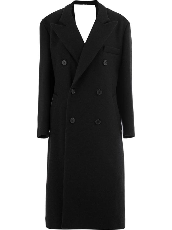 Maison Margiela Double-breasted Coat - Black