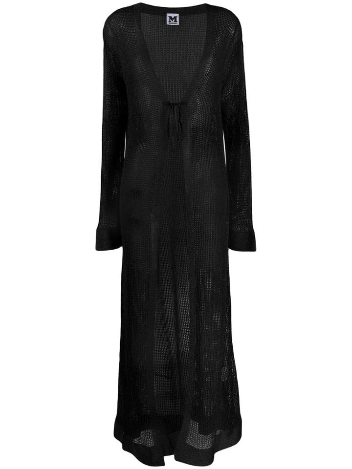 M Missoni Chunky Knit Cardi-coat - Black