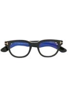 Tom Ford Eyewear Chunky Wayfarer Style Glasses - Black