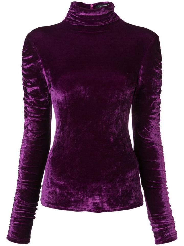 Josie Natori Stretch Velvet Top - Pink