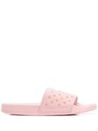 Versace Jeans Studded Sliders - Pink