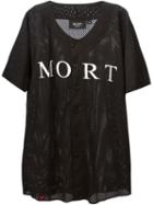 Mort X Swear Mort Mesh Baseball Shirt, Adult Unisex, Size: L, Black, Polyester