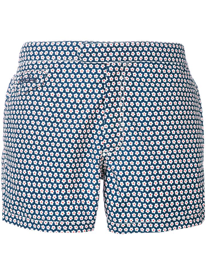 Mc2 Saint Barth - Harry Swim Shorts - Men - Polyamide/polyester/spandex/elastane - Xxl, Blue, Polyamide/polyester/spandex/elastane