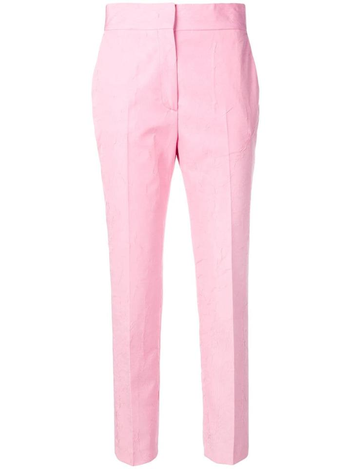 Msgm Crinkle-styled Trousers - Pink
