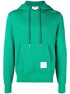 Thom Browne 4-bar Honeycomb Piqué Hoodie - Green